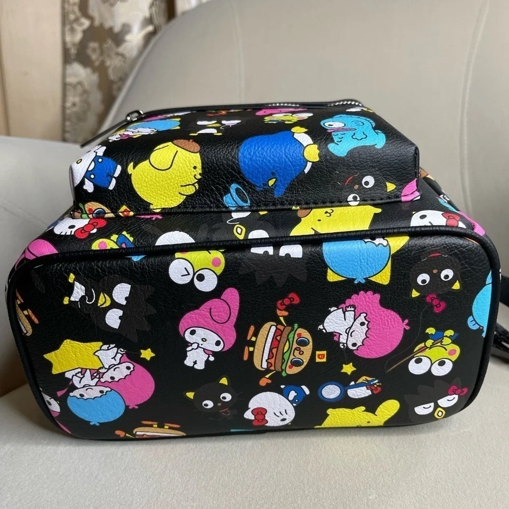New! Loungefly Hello Kitty Sanrio Rainbow All Over Print Mini Backpack